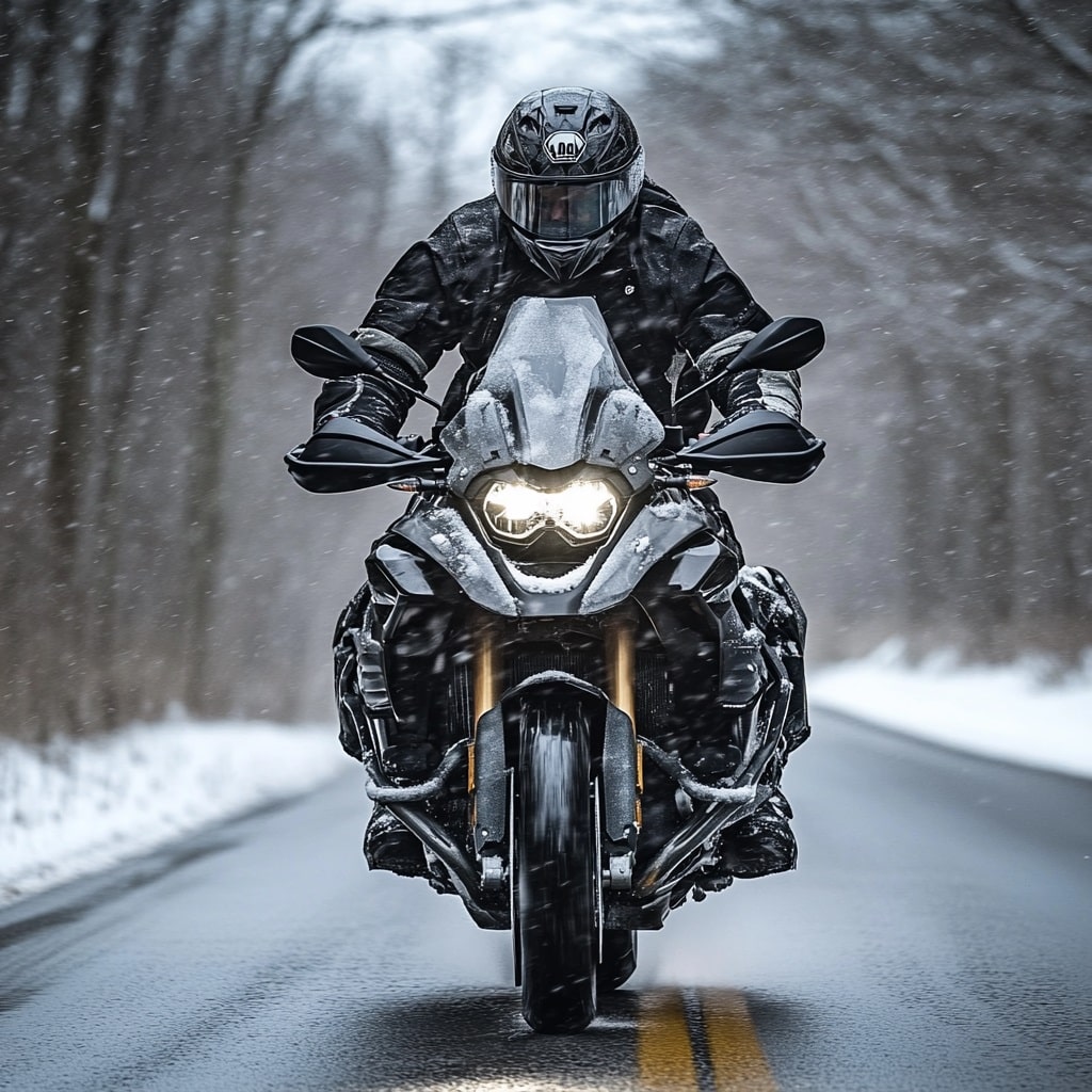 equipement moto hiver