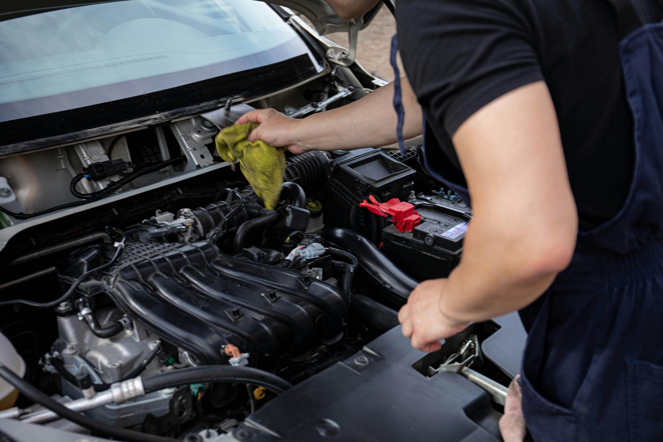 nettoyage moteur voiture