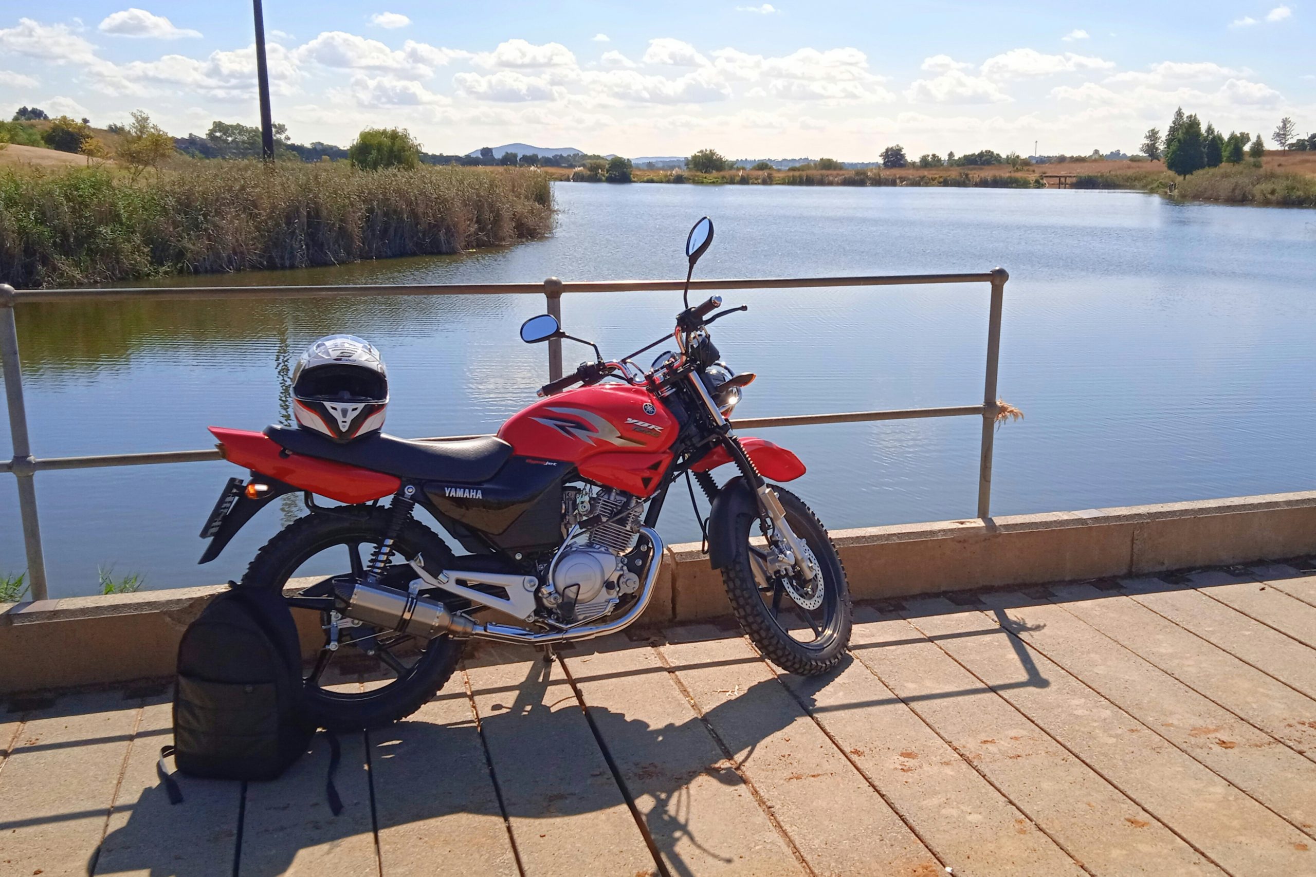 moto yamaha casque