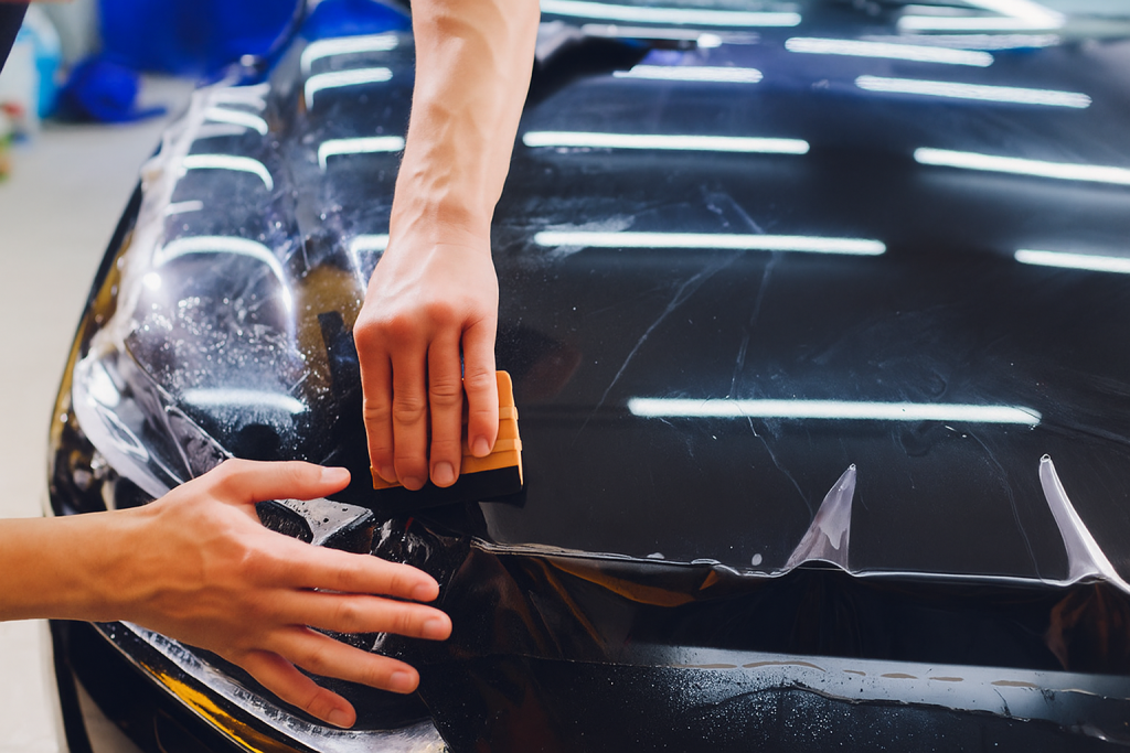 Film de protection carrosserie : utile ou gadget pour l’automobiliste moderne ? 3 Film de protection carrosserie transparent