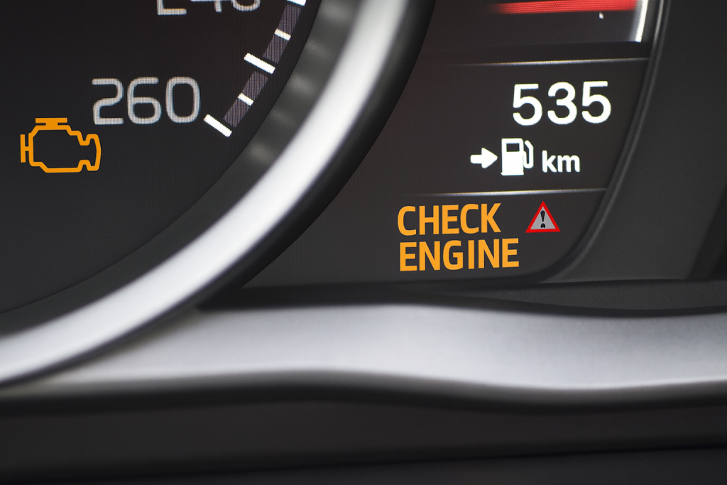 Voyant moteur allumé alerte panne