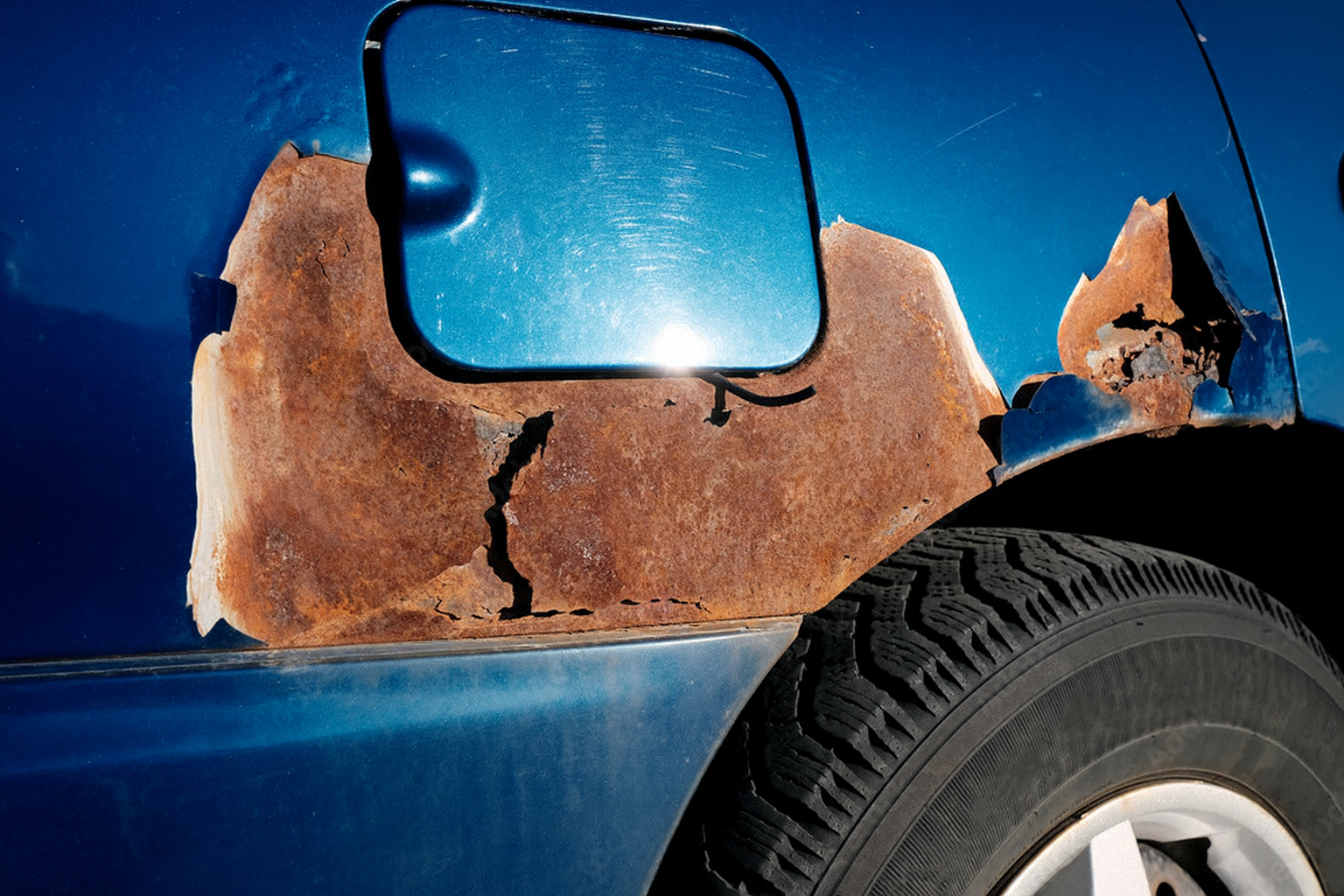 Carrosserie protégée contre produits agressifs