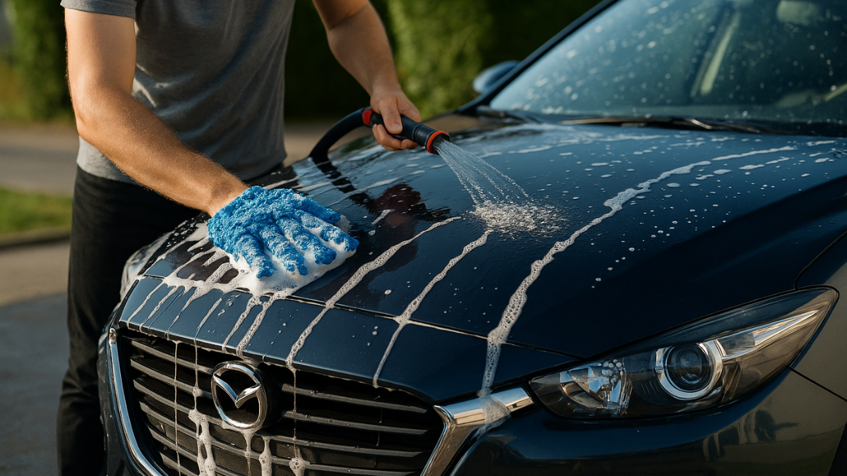 Méthode lavage capot sans rayure