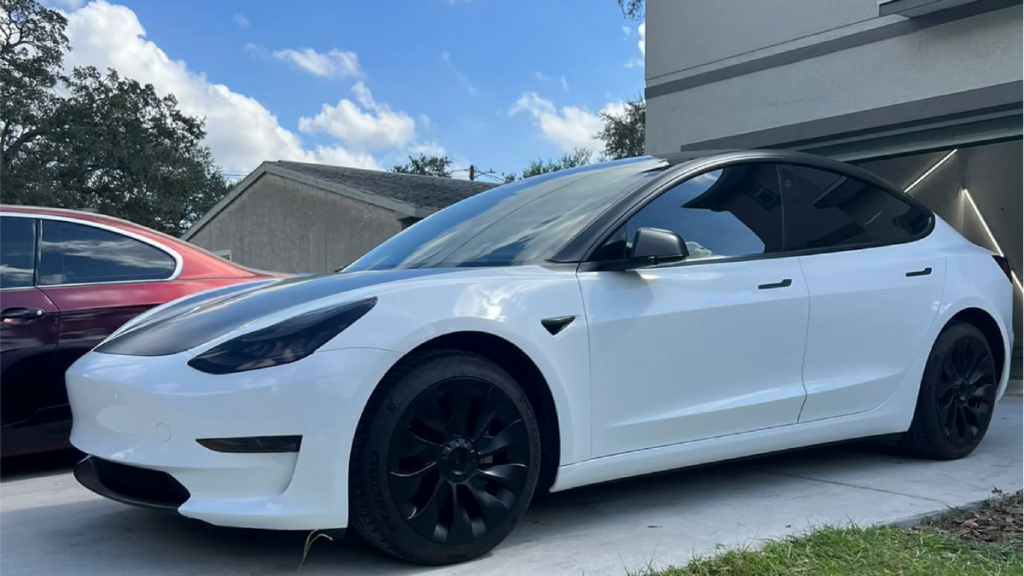 Finition blanc perle carrosserie